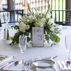 Gold Picture Frames/Table Numbers